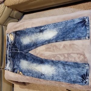 Affliction Straight leg jeans. "Cooper" 34 waist